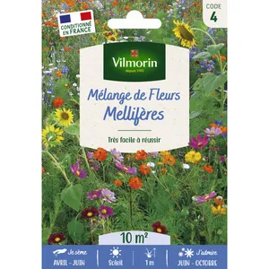 Vilmorin - Mélange de fleurs - Mélange Mellifère - 10 M² pas cher