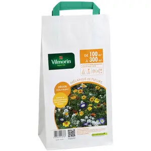 Vilmorin - Sachet graines Mélange de fleurs Couvrant 100 à 300m2 pas cher
