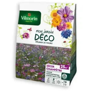 Comparateur de prix : Vilmorin - Mélange Fleurs Décor Champètre 25 M2