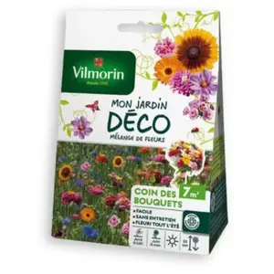 Comparateur de prix : Vilmorin Vilmorin 5858007 Pack de Graines Mélange de Fleurs Coin des Bouquets 7 m