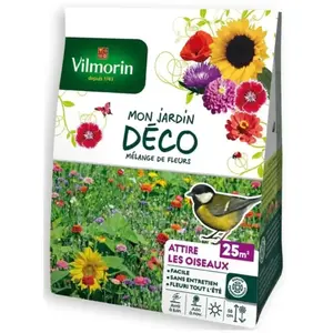 Comparateur de prix : VILMORIN Mélange de Fleurs 25m2 attire les oiseaux 