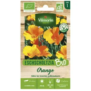 Vilmorin - Eschscholtzia Orange Bio