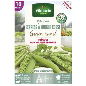 VILMORIN Pois expres à longue Cosse 10 mètres - Pisum sativum pas cher