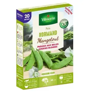Vilmorin Pois Normand Boite série 20m, Vert pas cher