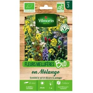 VILMORIN Sachet graines Fleurs Mellifères en mélange pour engrais vert BIO