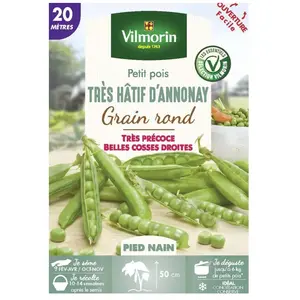 VILMORIN Pois annonay 20m pas cher