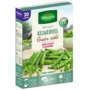 Vilmorin - Pois Nain à Grain Ridé Kelmerveil - 20 m pas cher