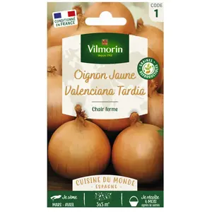 VILMORIN Sachet graines Oignon jaune valenciana Tardia