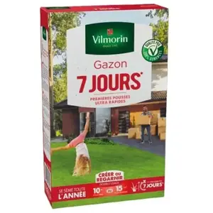 VILMORIN Gazon 7jours en boîte - 250 g pas cher