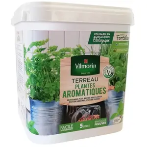 Vilmorin - Terreau Pots de Jardinières aromatiques seau de 5 litres pas cher