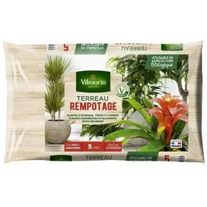 VILMORIN Terreau rempotage plante d'intérieur 5 L