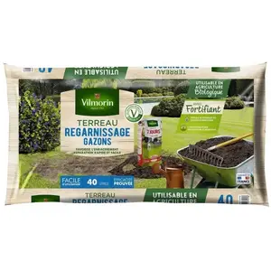 VILMORIN Terreau gazon regarnissage - 40 L
