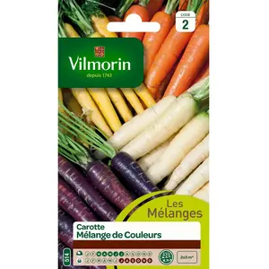 VILMORIN Carotte mélange de couleurs pas cher