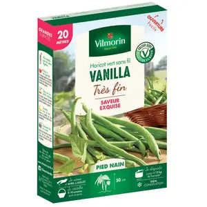 VILMORIN Haricot vanilla 20m pas cher