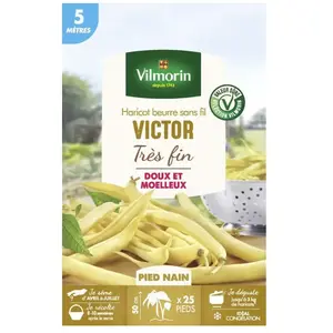 VILMORIN Graines de haricot victor - 5 M pas cher
