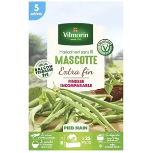 VILMORIN Graines de haricot mascotte - 5 M