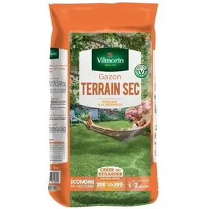 VILMORIN Semences de gazon rustique pour terrain sec - 5 kg