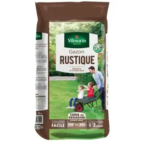 Comparateur de prix : Vilmorin 4460416 Gazon Rustique, Vert, 5 kg