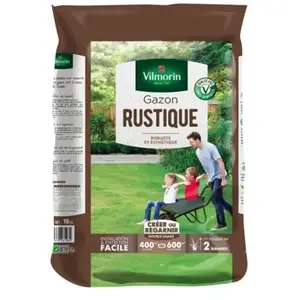 Comparateur de prix : VILMORIN Semences de gazon rustique - 10 kg