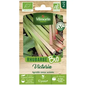 VILMORIN Graines de rhubarbe victoria - Bio