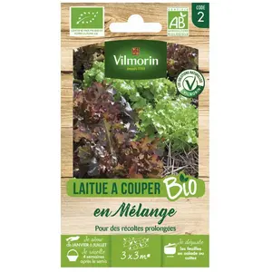 Laitue a couper en mélange bio Vilmorin pas cher