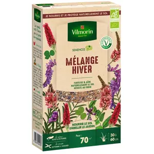 Comparateur de prix : VILMORIN Graines Mélange Hiver Bio , boite de 250 grs-