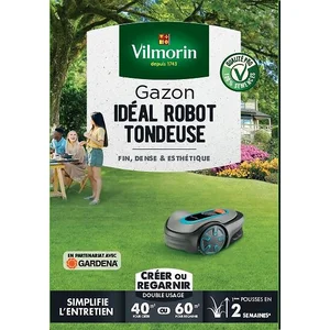 Gazon idéal robot tondeuse 1kg Vilmorin pas cher