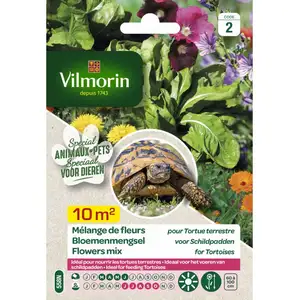 Vilmorin - Sachet de graines - Mélange de fleurs pour tortues terrestres 10 m² pas cher