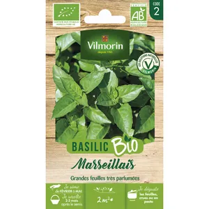 Basilic marseillais bio Vilmorin pas cher