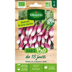 Radis de 18 Jours Bio GM Vilmorin pas cher