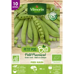 Pois Petit Provençal Bio 10M Vilmorin pas cher