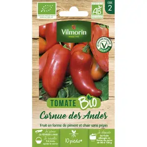 Tomate Cornue des Andes bio Vilmorin pas cher