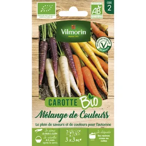Carotte Mélange de Couleurs bio Vilmorin pas cher