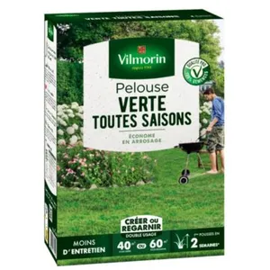 Pelouse verte toutes saisons - 1 kg Vilmorin pas cher