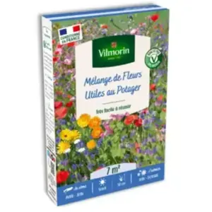 Fleurs Utiles au Potager - 7 m² - Mélange de fleurs | Vilmorin Jardin