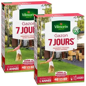 Gazon - Vilmorin - Gazon 7 jours - 1 kg (x2)
