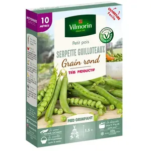 Vilmorin - Pois Grimpant à Grain Rond Serpette Guilloteaux - 10 m pas cher