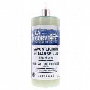 La Corvette - Savon liquide au lait de chèvre - 1L pas cher