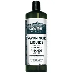 Comparateur de prix : La Corvette - Savon noir amande liquide 1l Ecocert