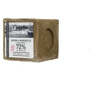 Comparateur de prix : La Corvette Marseille Cube de Savon de Marseille Olive Filmé 500g