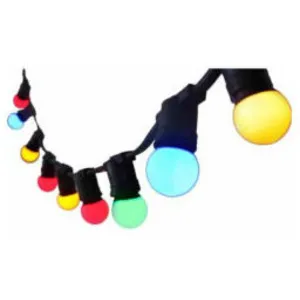 Chromex - Guirlande Guinguette 9 mètres - Pour Culot B22 - 20 lampes