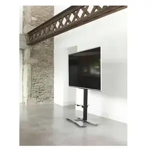Colonne Ãcran Mobile Will 1400xl Noir + Tablette - Erard pas cher