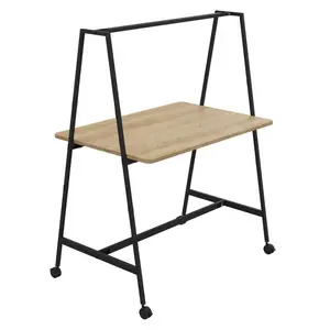 Comparateur de prix : BURONOMIC Table de travail collaborative mobile Alto Largeur 140 cm Bois / Métal