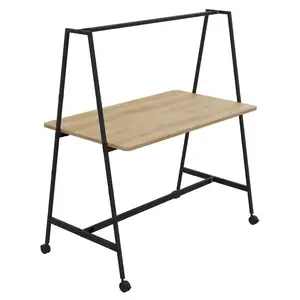 Comparateur de prix : BURONOMIC Table de travail collaborative mobile Alto Largeur 160 cm Bois / Métal