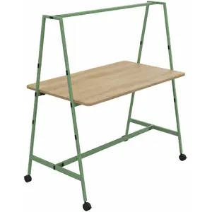 BURONOMIC Table de travail collaborative mobile Alto Largeur 160 cm Bois / MétalVendu parcamif