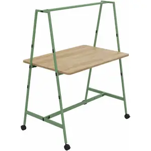 BURONOMIC Table de travail collaborative mobile Alto Largeur 140 cm Bois / MétalVendu parcamif