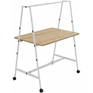BURONOMIC Table de travail collaborative mobile Alto Largeur 140 cm Bois / MétalVendu parcamif