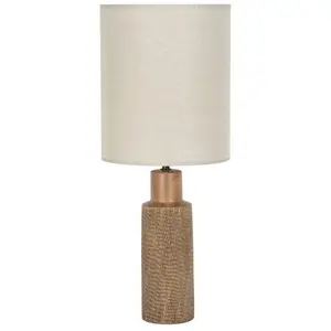 Lampe Céramique Santal H62 Cm Brun Corep pas cher