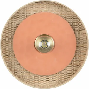 MARKET SET Applique murale Portinatx terracotta, Ø40cm pas cher