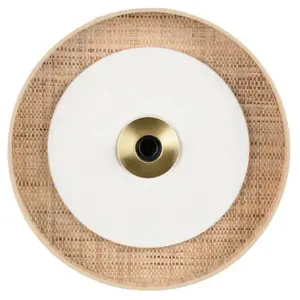 MARKET SET Portinatx applique murale blanc, Ø40cm pas cher